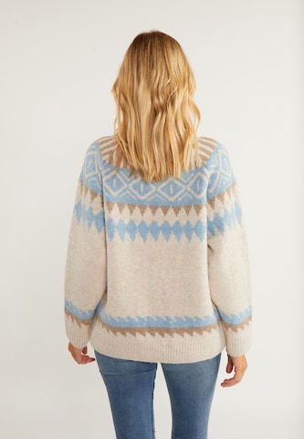 usha BLUE LABEL Sweater 'Lynnea' in Beige