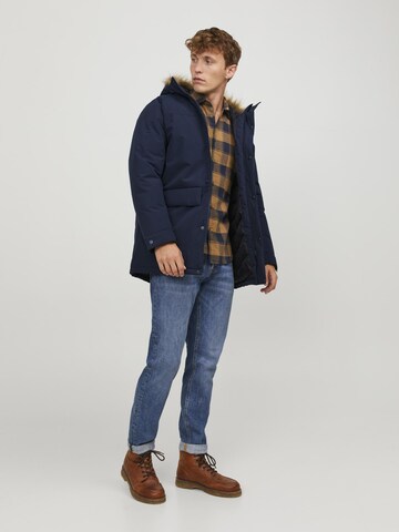 Parka invernale 'Champ' di JACK & JONES in blu