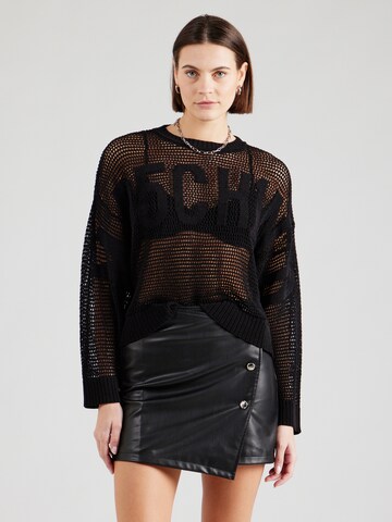 Pullover di Moschino Jeans in nero: frontale