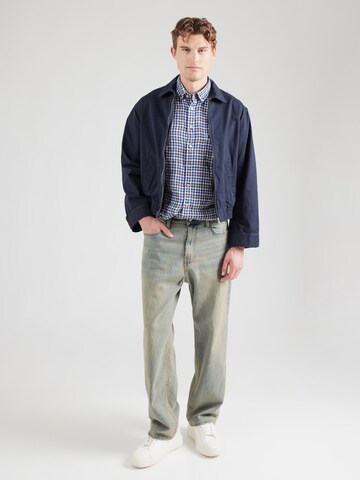 FYNCH-HATTON Regular fit Ing - kék