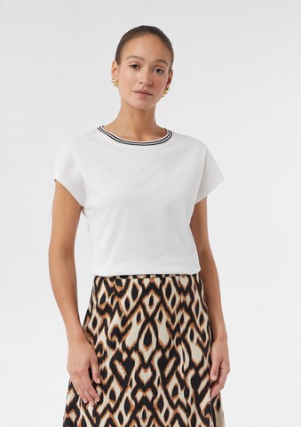 COMMA T-Shirt in Weiß: Vorderseite