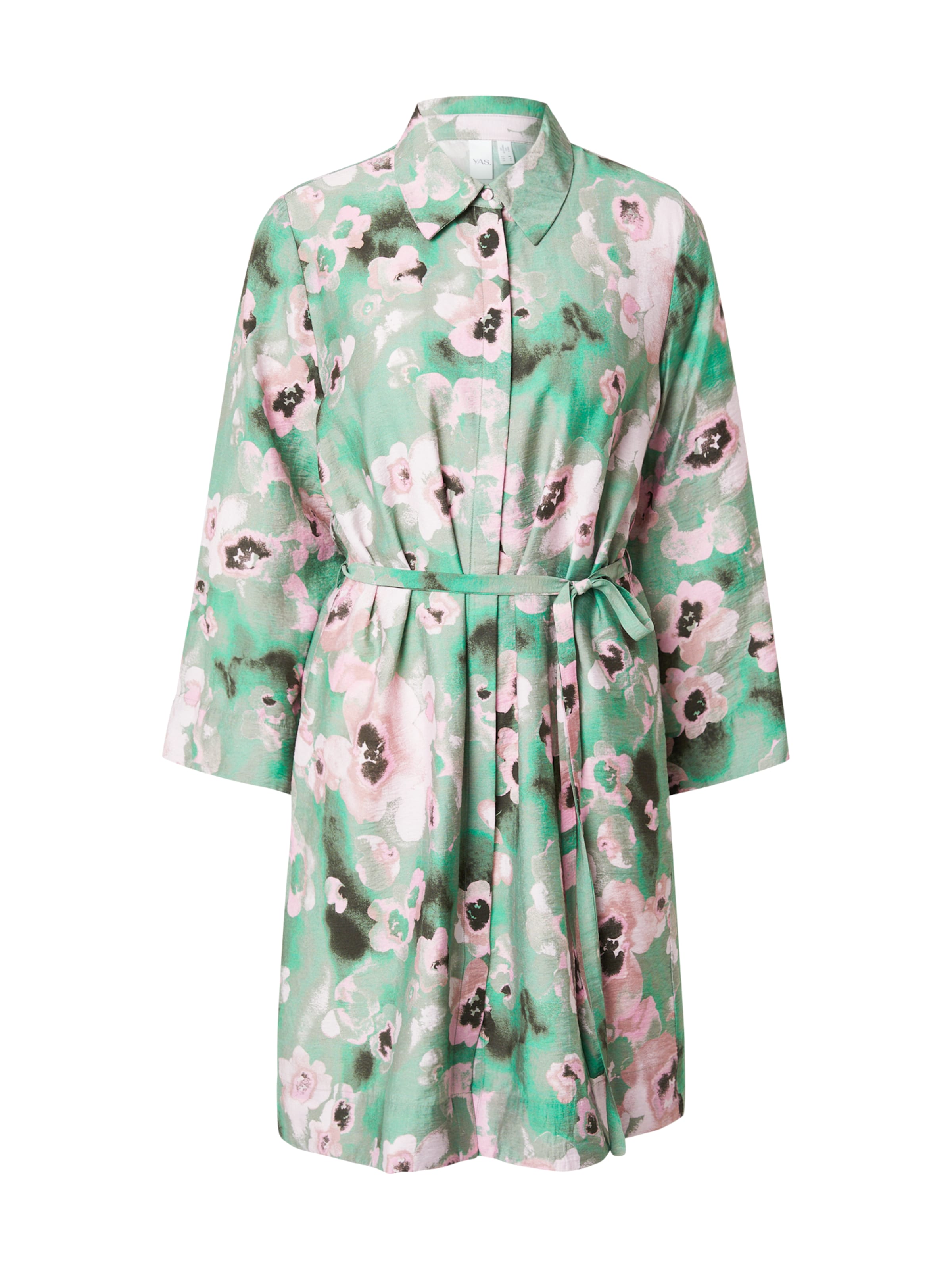 YAS Kleid 'YASWINGY' in Grün: Vorderseite