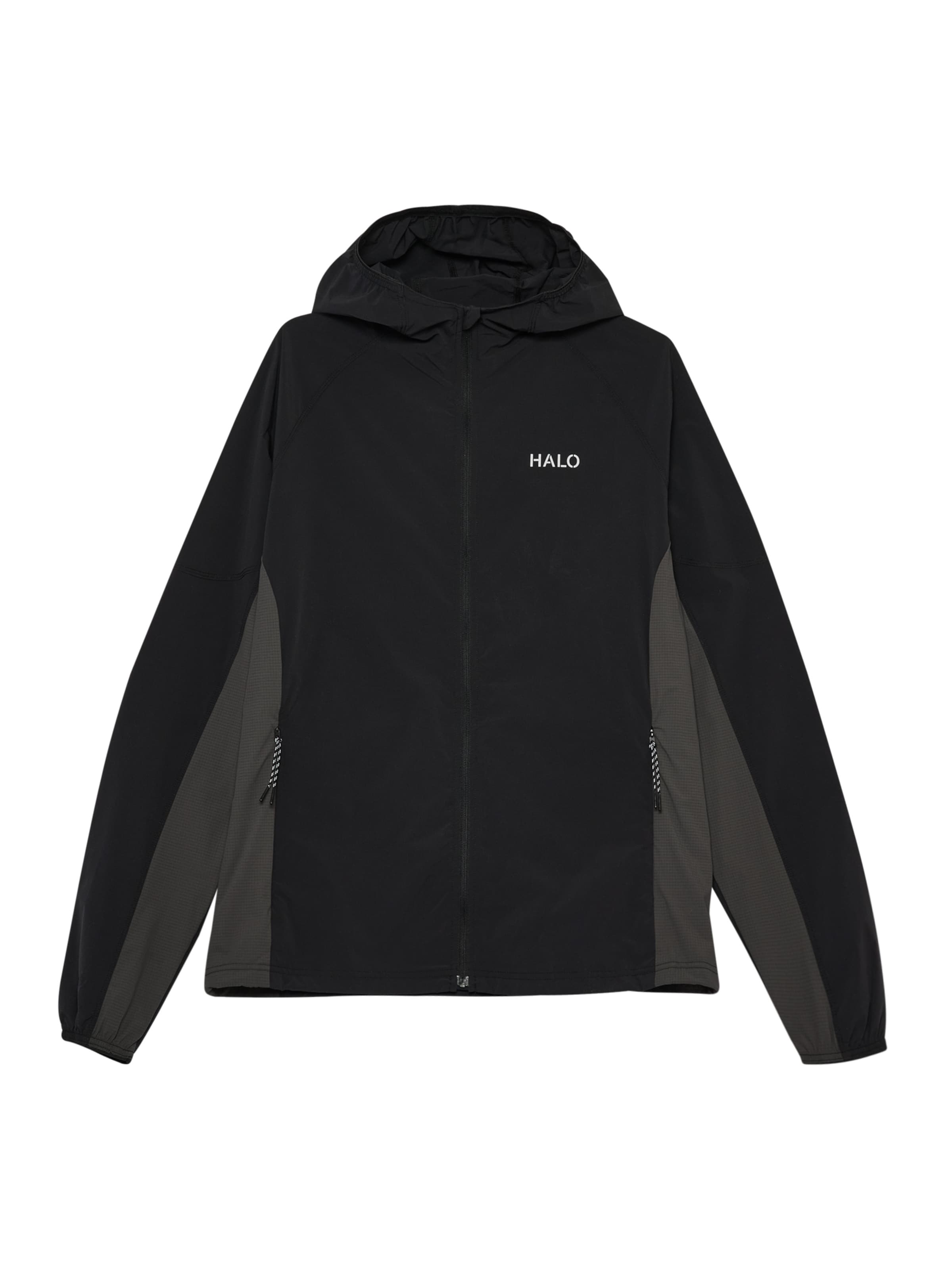 Veste mi-saison HALO en noir : devant