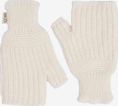 GOBI Cashmere Kynsikkäät 'Rib-Knit Cashmere Gloves' koossa XS-XL värissä valkoinen, Tuotenäkymä