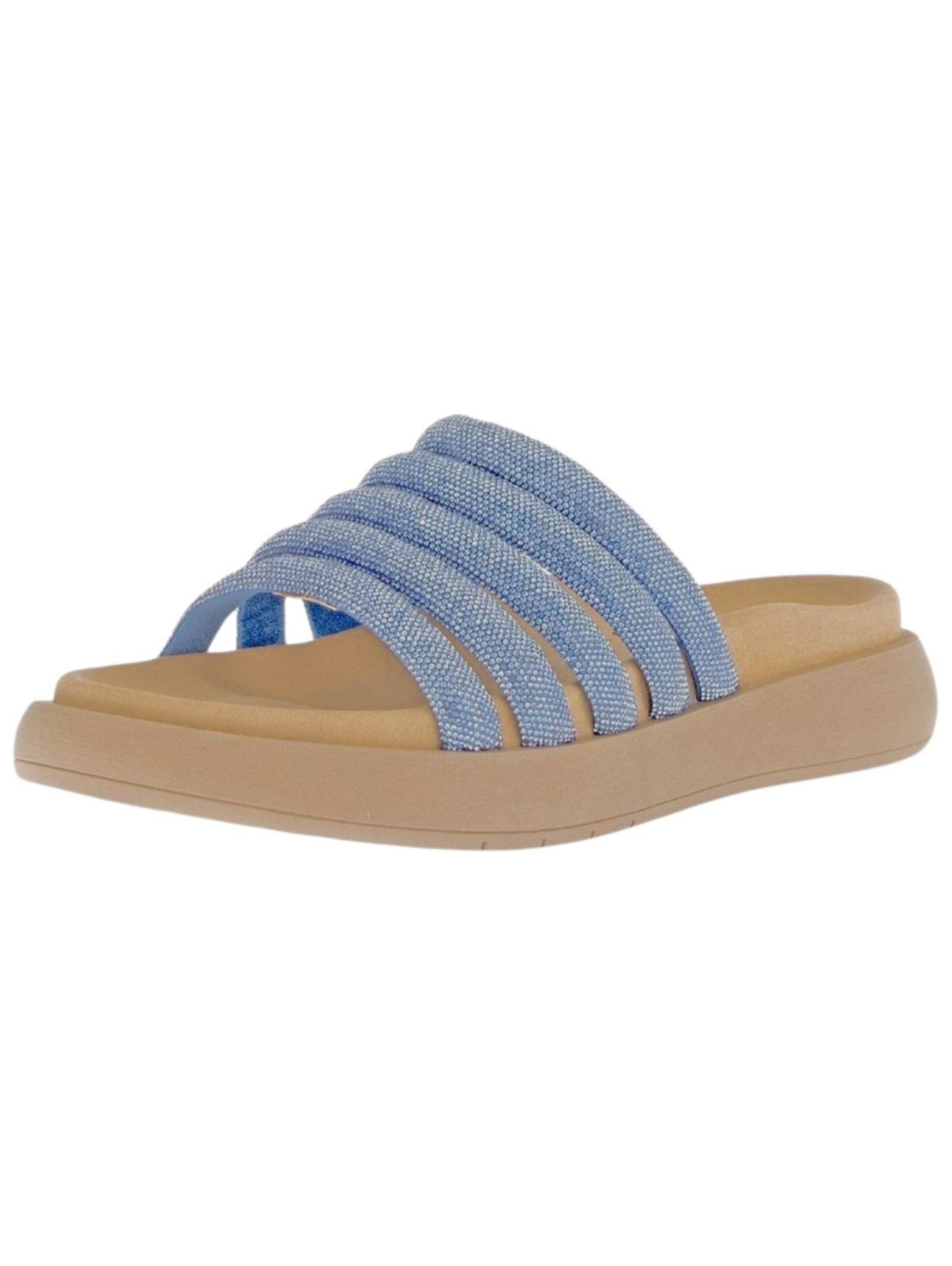 GABOR Muiltjes in Blauw: voorkant