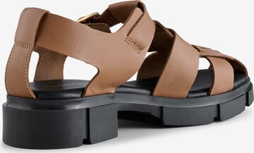 Shoe The Bear Sandalen met riem ' ALVA ' in Bruin