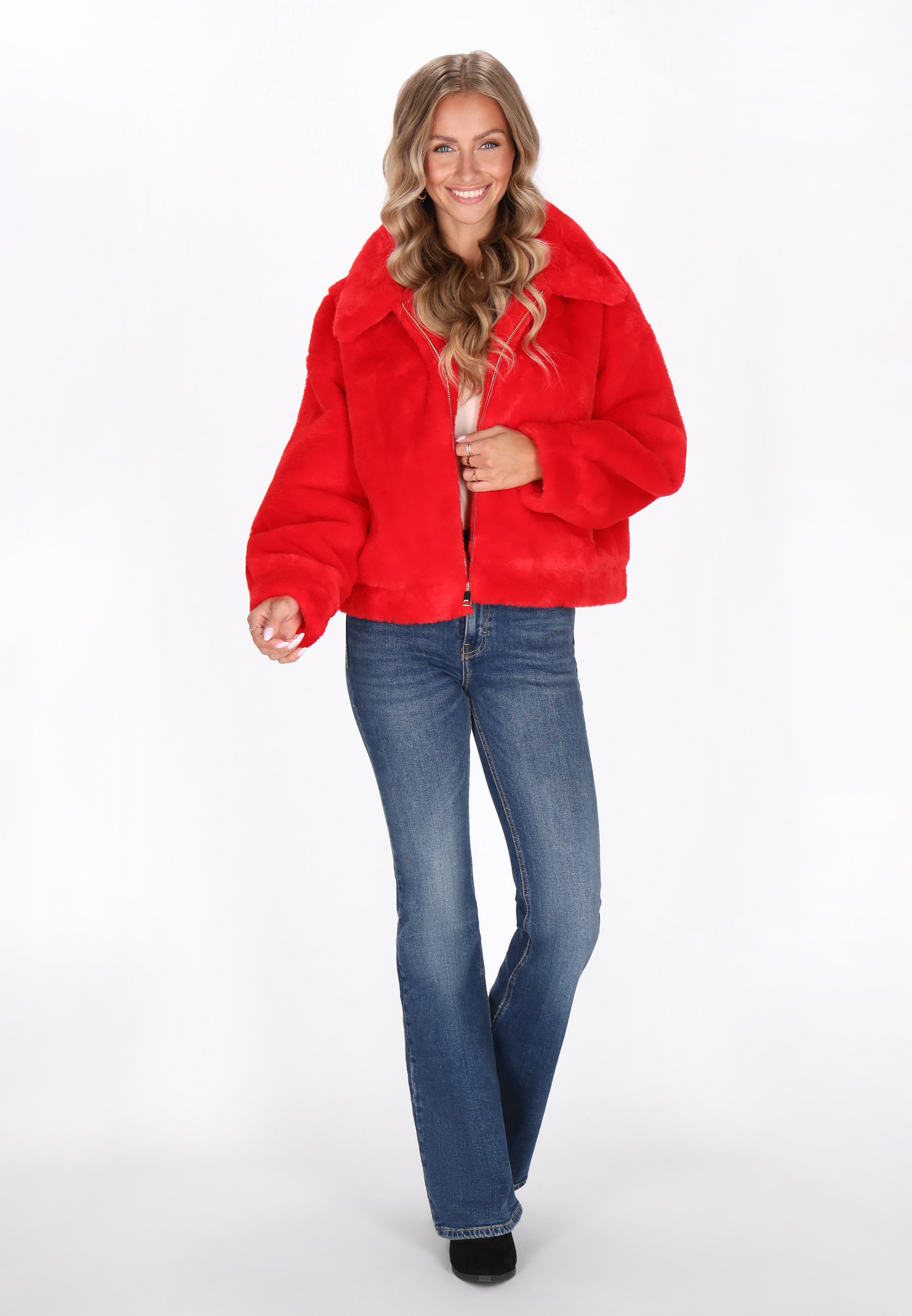 IZIAPrijelazna jakna - crvena boja