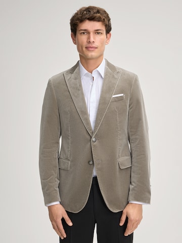 JOOP! Slim fit Colbert 'Horace-Velvet' in Grijs: voorkant