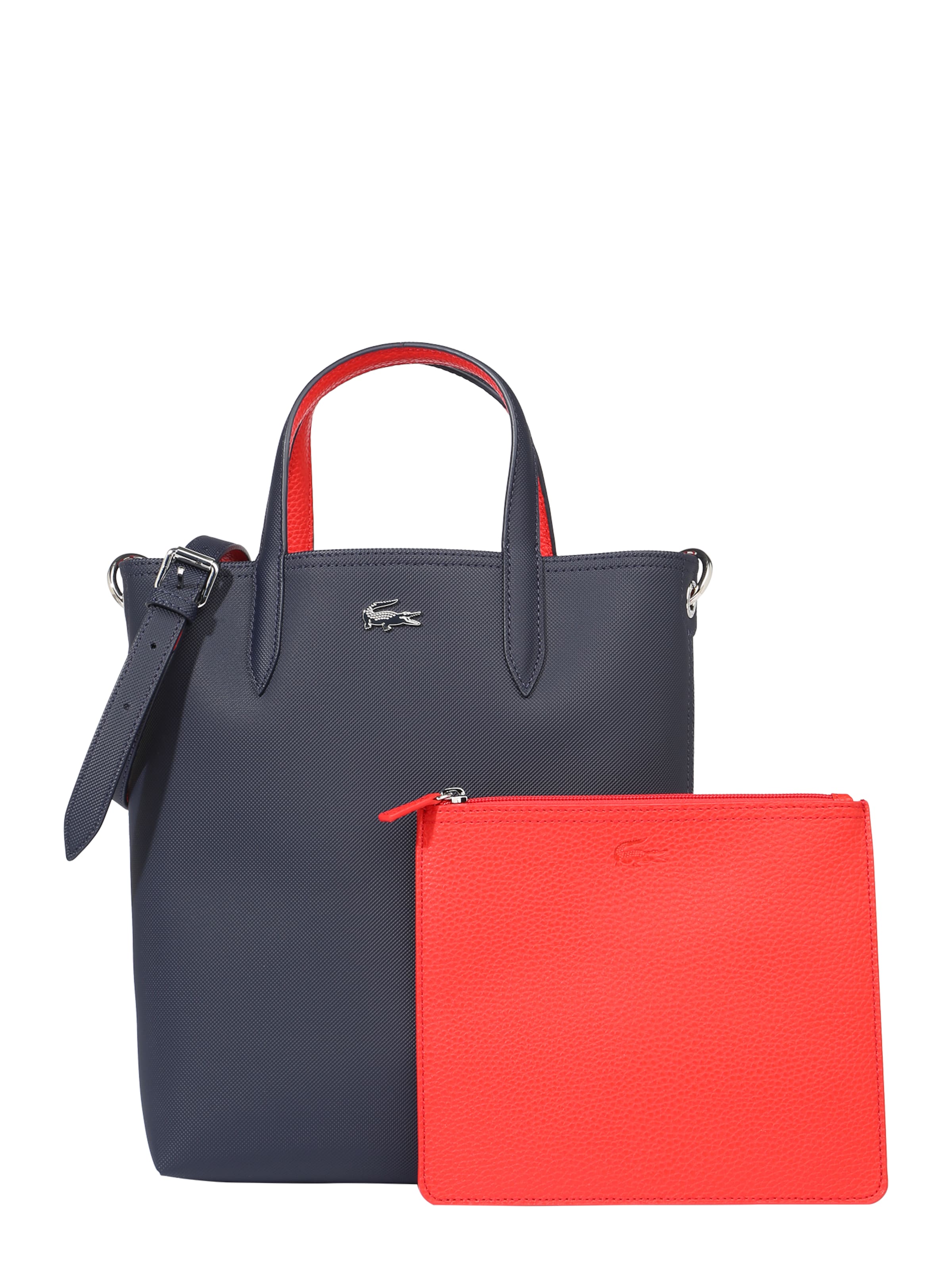 LACOSTE Handbag 'Anna' in Blue: front