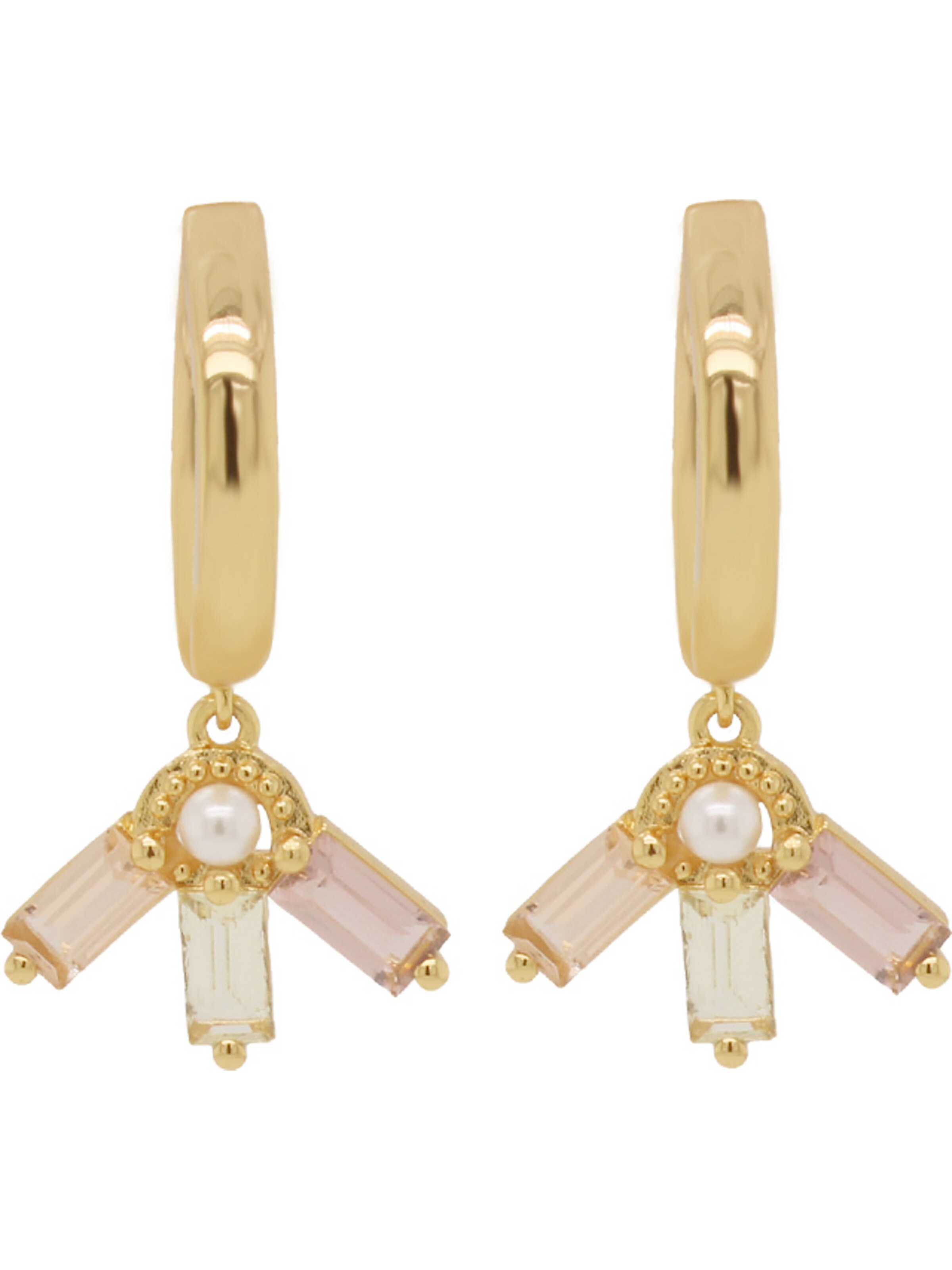 24Kae Ohrringe in Gold: Vorderseite