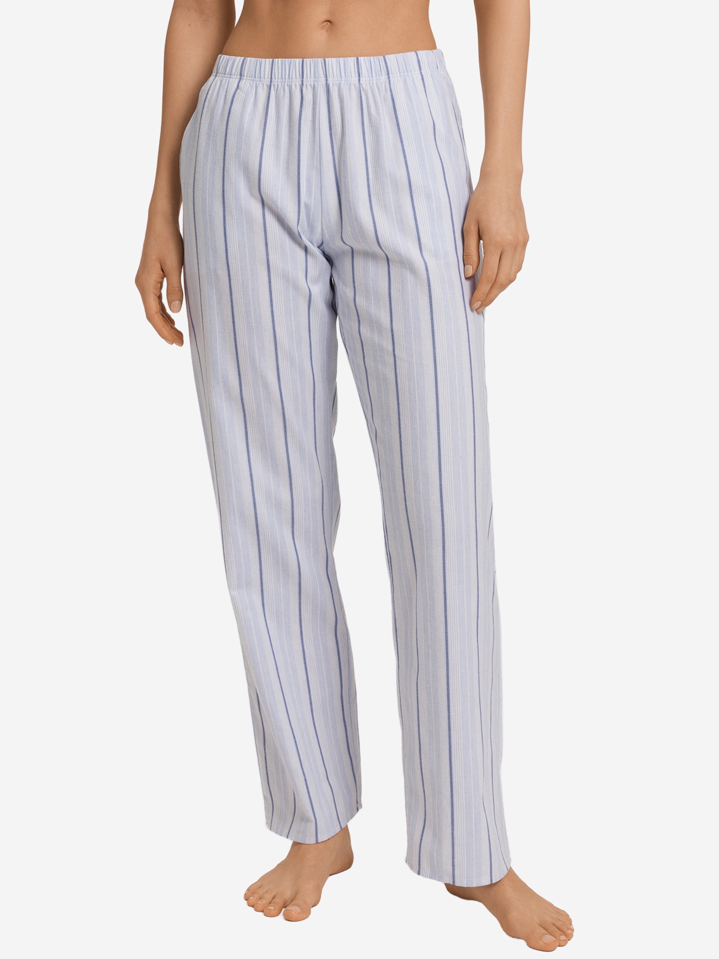 Hanro Pajama pants ' Loungy Nights ' in Blue: front