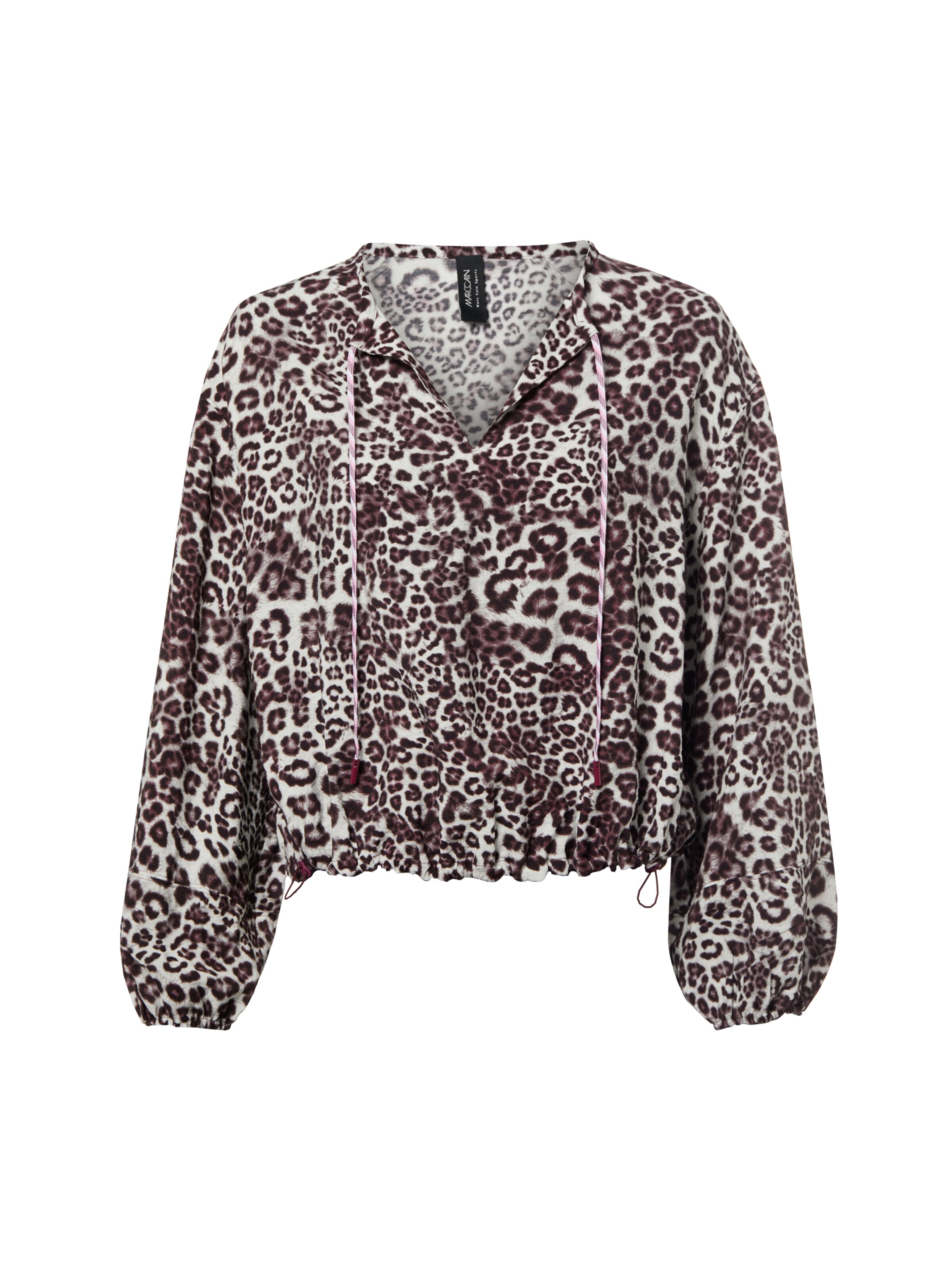 Marc Cain Blouse in Ecru / Chocolate, Item view