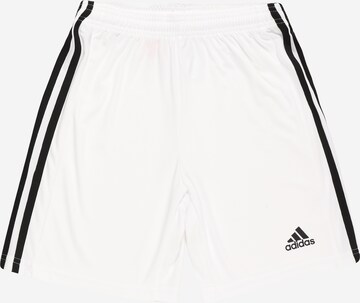 ADIDAS PERFORMANCE Sportbroek 'Squadra 21' in Wit: voorkant