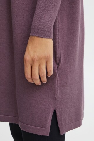 Fransa Sweater 'BLUME' in Purple