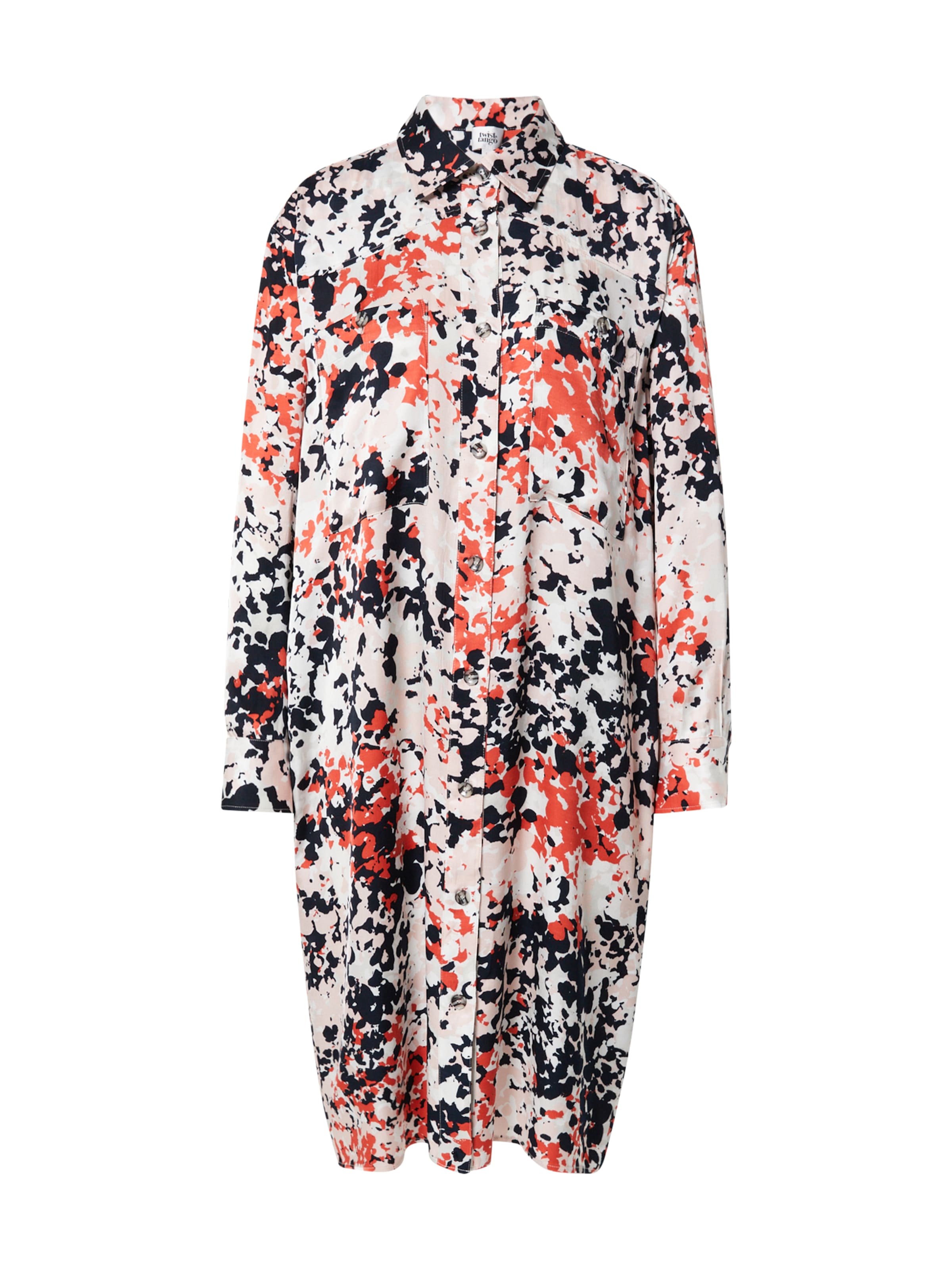 Abito camicia 'Blake' di Twist & Tango in rosa: frontale