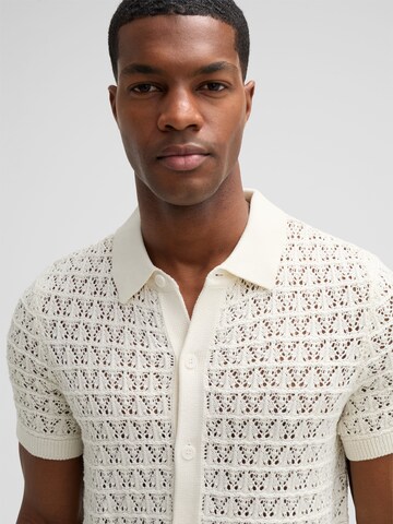 STRELLSON Regular fit Overhemd 'Ander' in Beige