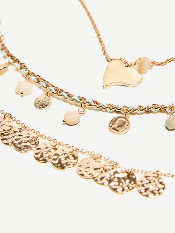 Collana 'BOHO CHIC' di Bershka in oro