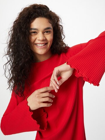 Monki Knit dress in Red