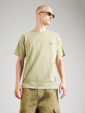 žalia Carhartt WIP Marškinėliai 'Nelson': priekis