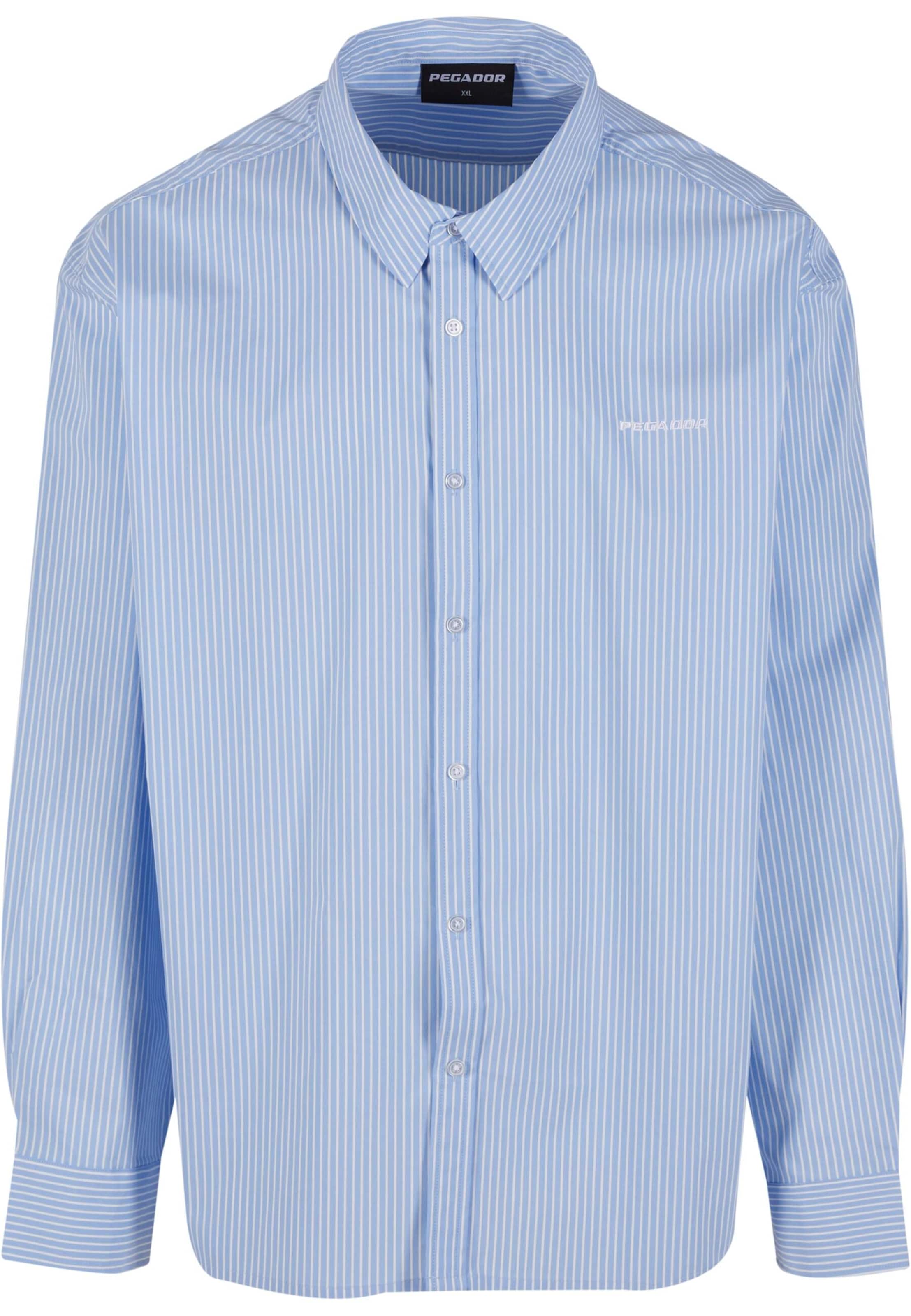 Pegador Comfort fit Overhemd 'Raton' in Blauw: voorkant