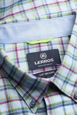 LERROS Button Up Shirt in XL in Blue