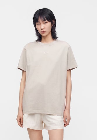 Nike Sportswear Μπλουζάκι 'CLASSIC' σε μπεζ: μπροστά