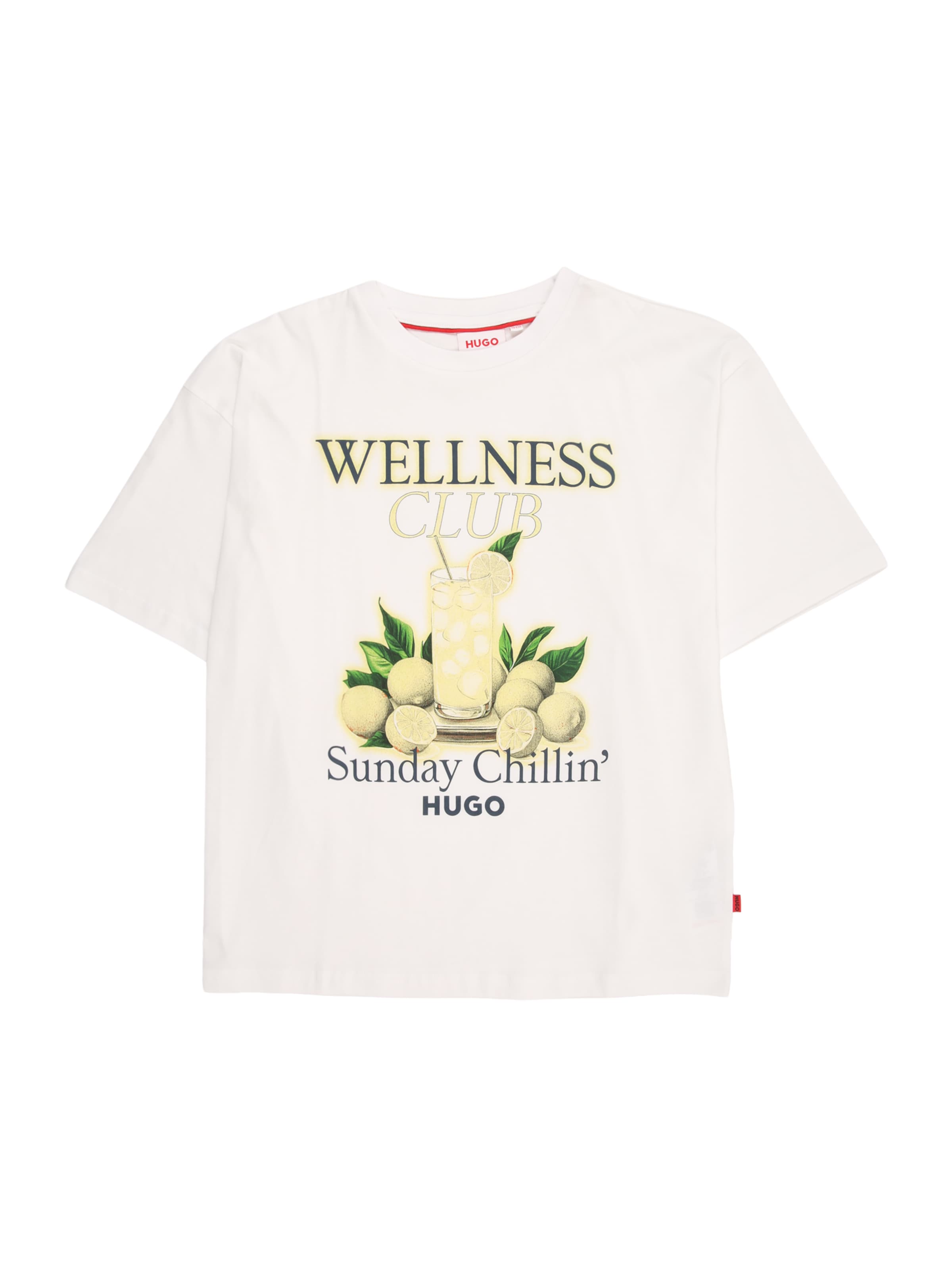 balta HUGO Marškinėliai: priekis