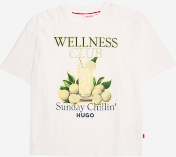 balta HUGO Marškinėliai: priekis