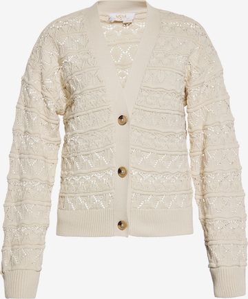 usha FESTIVAL Knit Cardigan in Beige: front