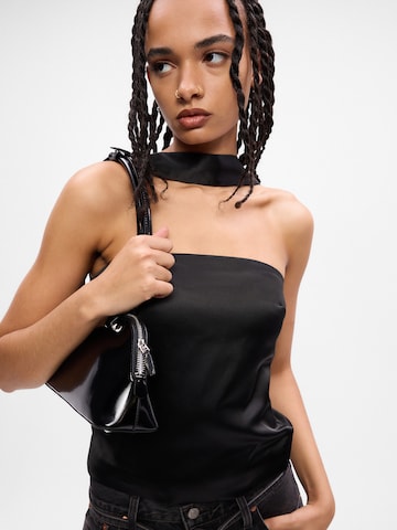 Gina Tricot Top | črna barva