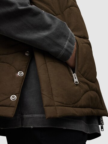 AllSaints Weste in Braun