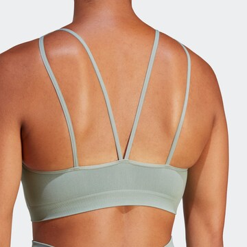 ADIDAS PERFORMANCE Bustier Urheilurintaliivit 'Aero Light-Support' värissä vihreä