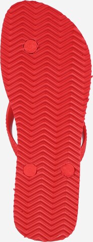 Superdry T-Bar Sandals in Red