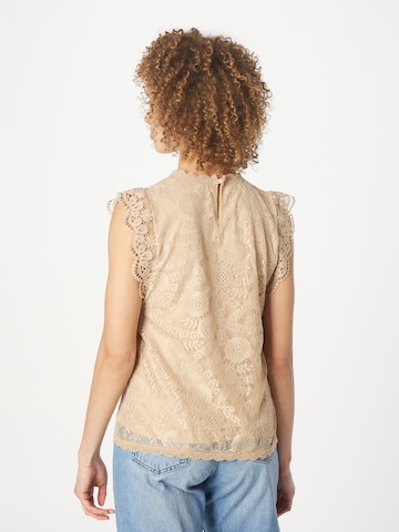 PIECES Blus 'Olline' i beige