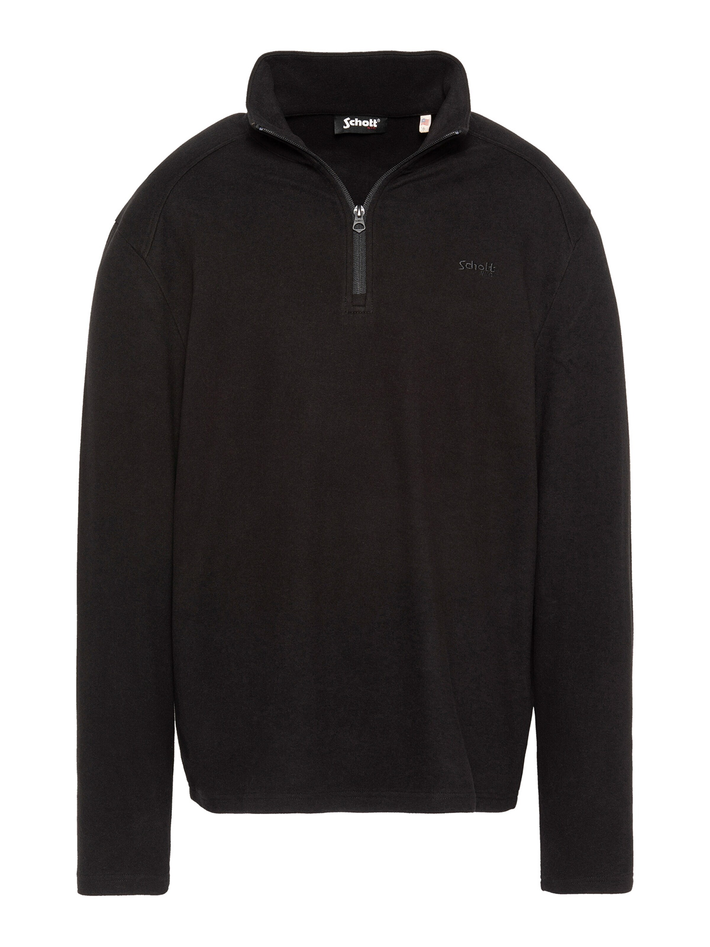 Schott NYC Sweater in Black: front