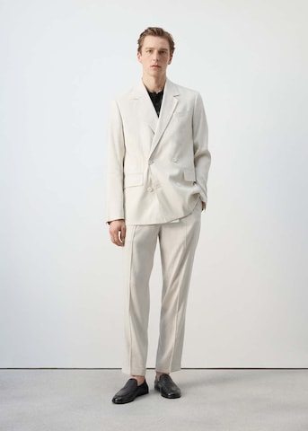 MANGO MAN Regular fit Suit Jacket 'Sakko Boston' in Beige