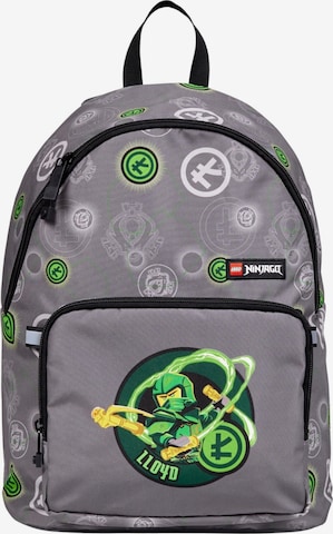 LEGO Backpack 'Ninjago Basic' in Grey: front