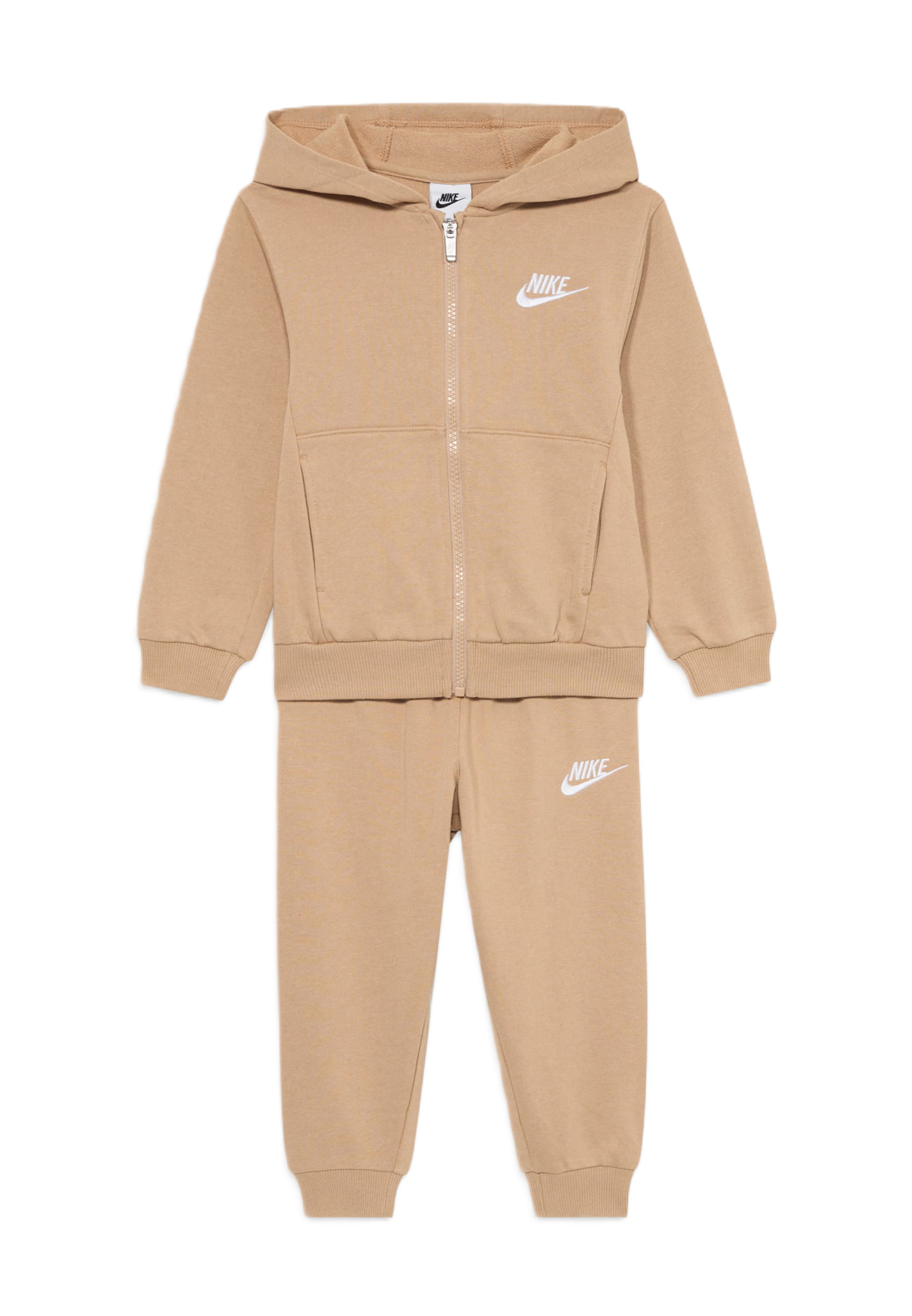 Nike Sportswear Träningsoverall 'CLUB' i grå: framsida