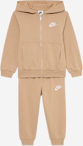 Nike Sportswear Träningsoverall 'CLUB' i grå: framsida