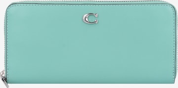 COACH Wallet in Green: front