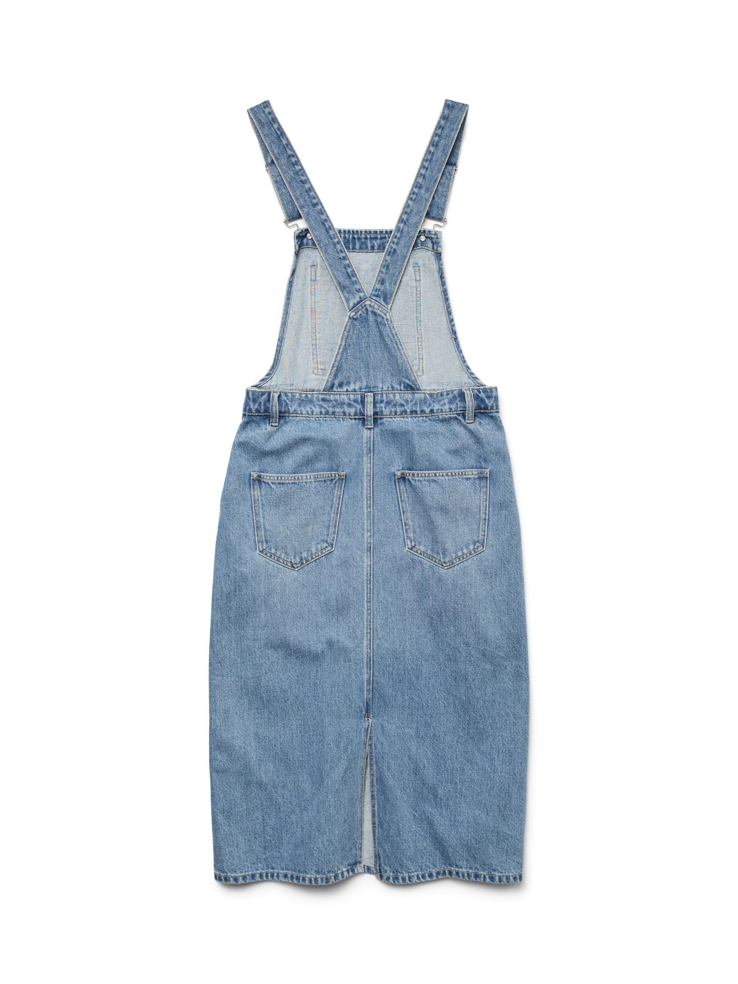 VERO MODA Overall-nederdel 'VMRandy' i blå