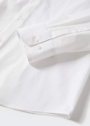 MANGO MAN Slim fit Business Shirt 'Emeritol' in White