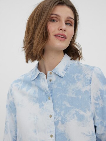 VERO MODA Blouse 'Heaven' in Blauw