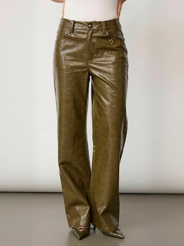 Regular Pantalon ' RichaCC ' co'couture en vert