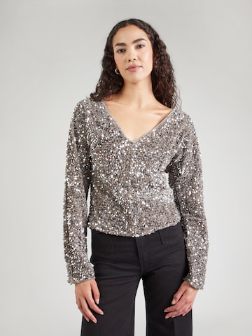 PIECES Μπλούζα 'PCKAM' σε καφέ: μπροστά