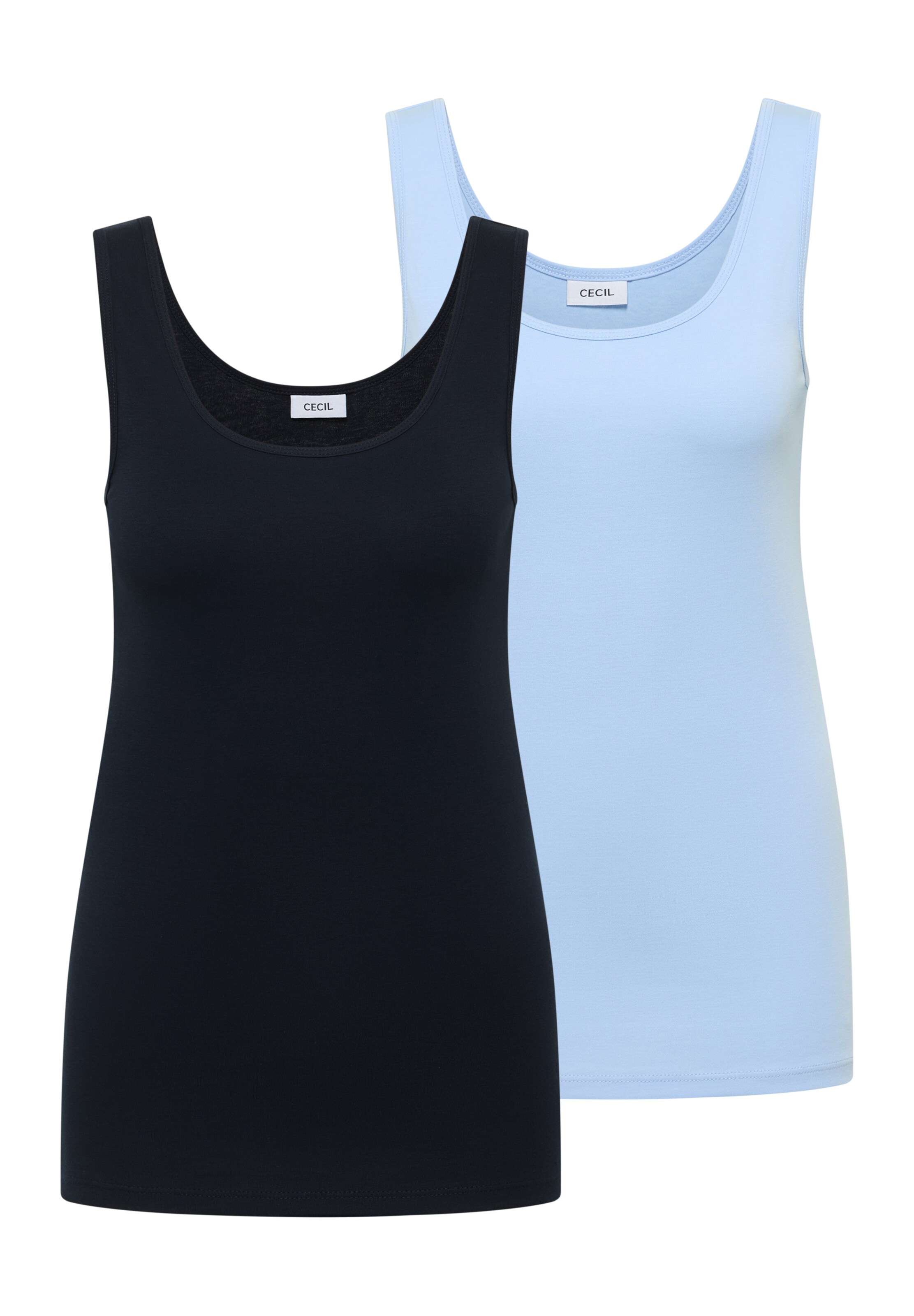CECIL Top in Blau: Vorderseite