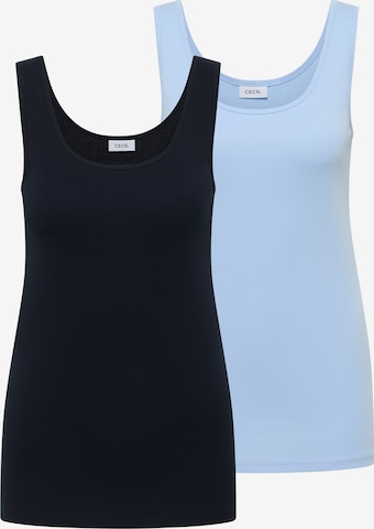 CECIL Top in Blau: Vorderseite