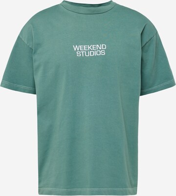 T-Shirt Cotton On en vert : devant