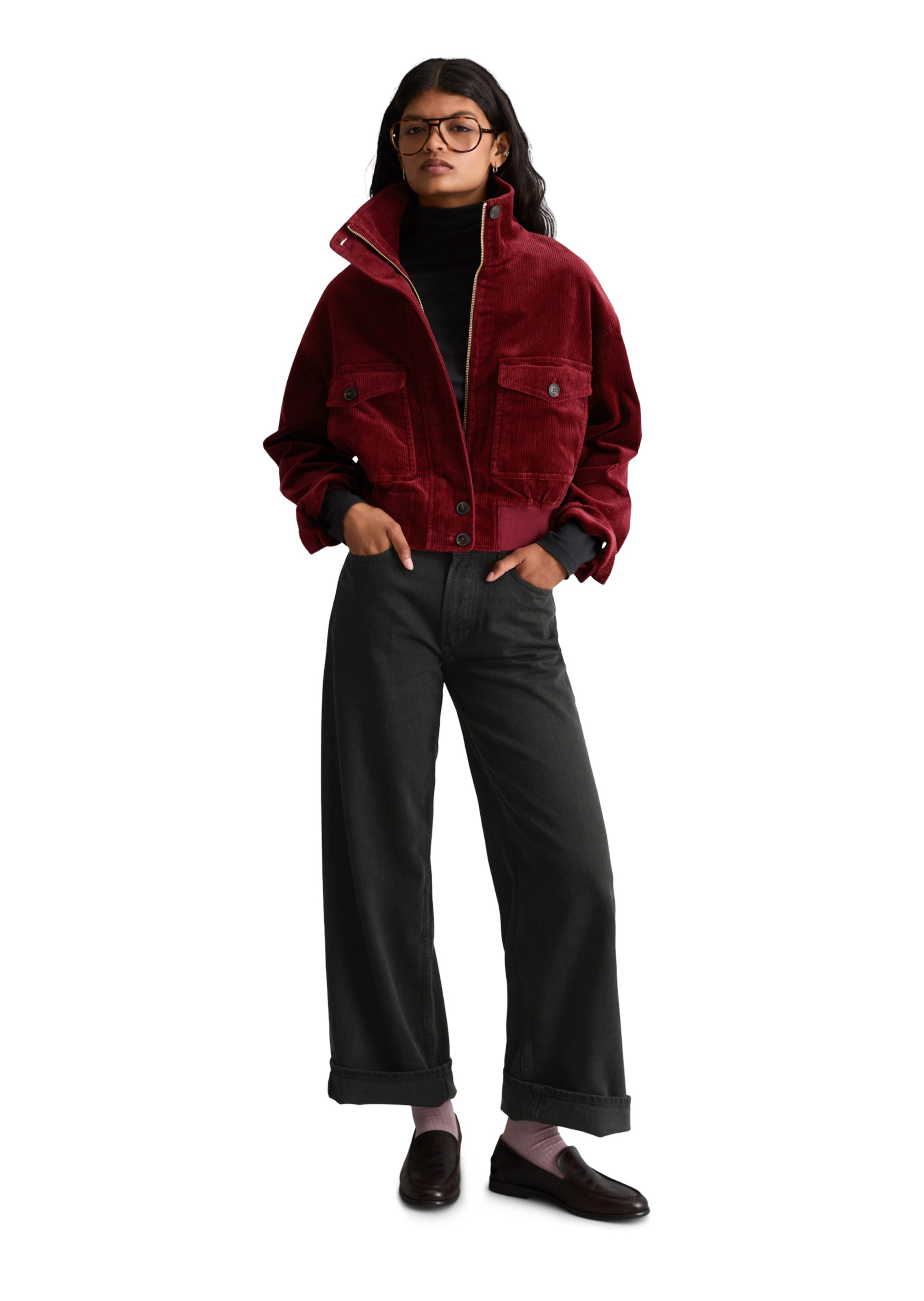 Veste mi-saison Marc O'Polo DENIM en rouge