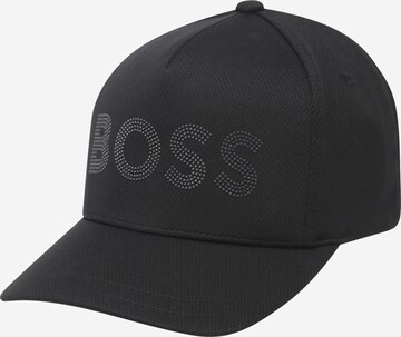 BOSS Kšiltovka 'Cap-Sparkle' – černá: přední strana